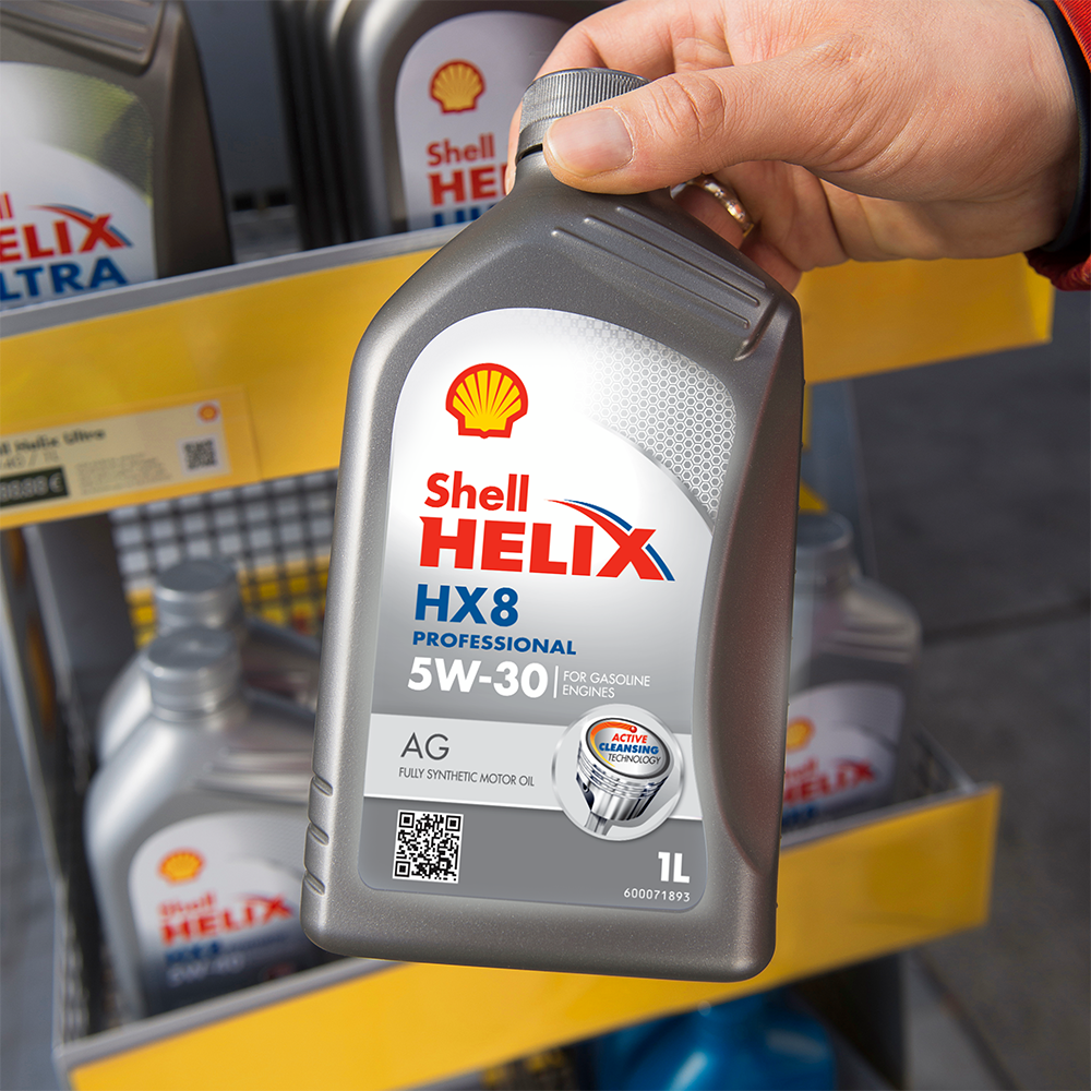 Моторна олива Shell Helix HX8 Professional AG 5W-30